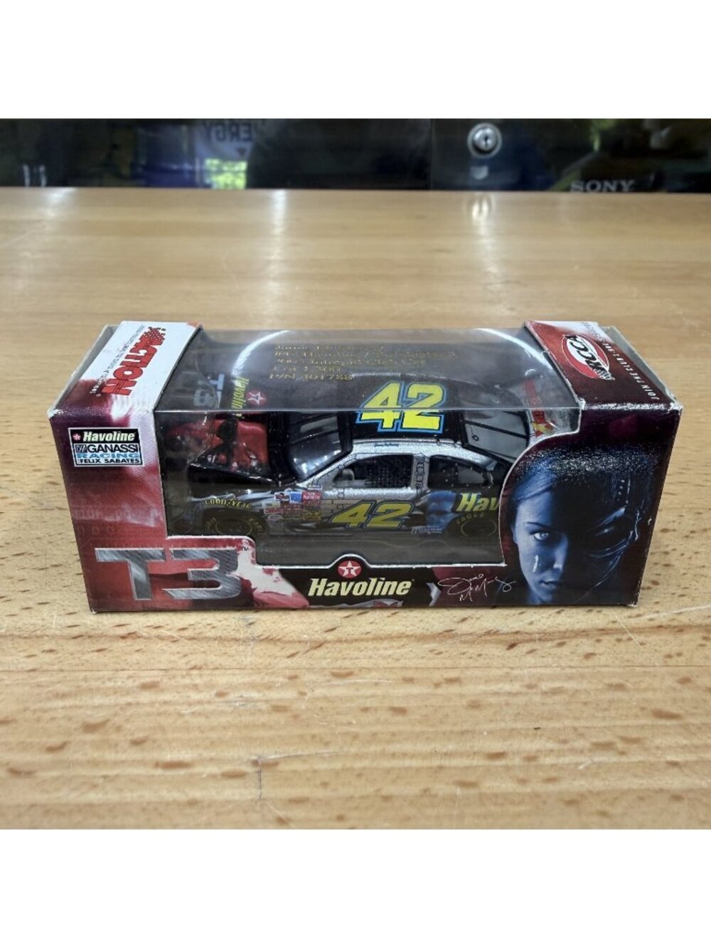 RCCA Nascar 03 Havoline T3 Terminator Movie 42 Jamie McMurray 1/64 Car LE 1/1300